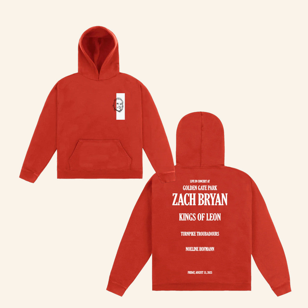 Zach Bryan Merch Golden Gate Park Hoodie Best Gifts For Husband