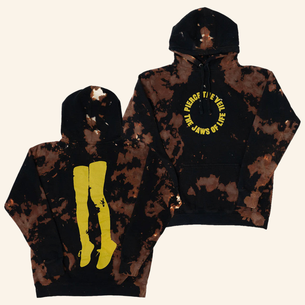 Pierce The Veil Merch Tie Dye Circle Jaws Hoodie Gift Ideas For Friends