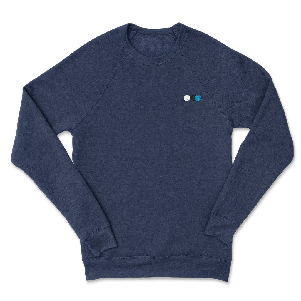 Letterboxd Merch Dots Logo Embroidered Navy Sweatshirt Gifts For Friends