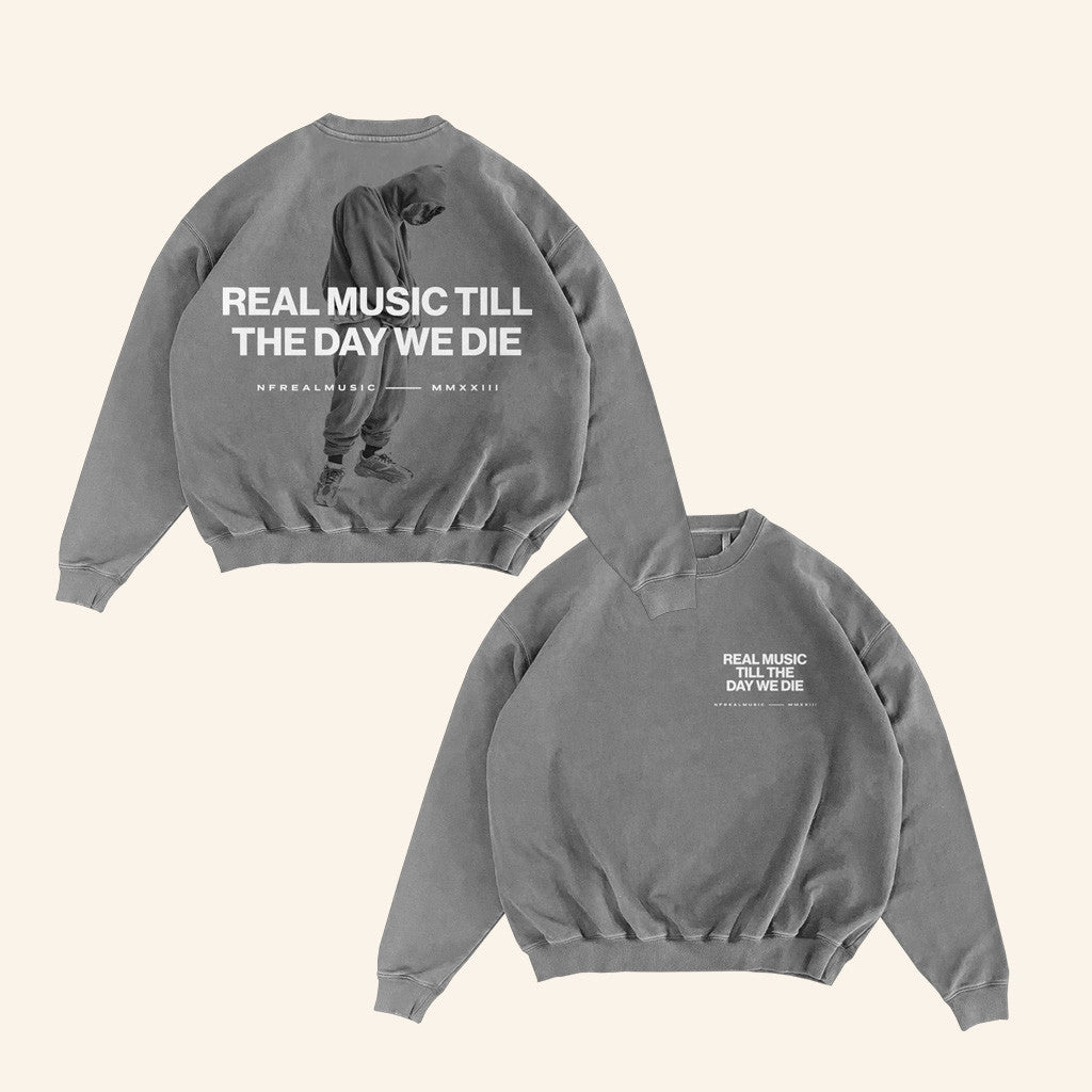 NF Real Music Merch Grey Rmttdwd Sweatshirt Present For Husband
