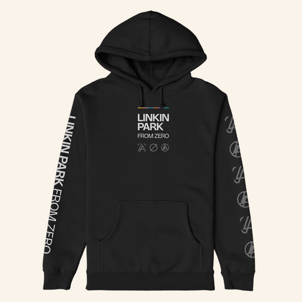 Linkin Park Merch From Zero 2025 Tour Radiate Black Hoodie Best Gifts For Fans
