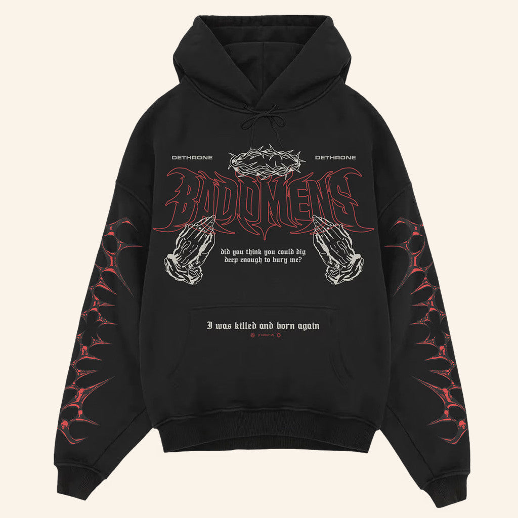 Bad Omens Merch Bad Omens Dethrone Hoodie Gifts For Husband