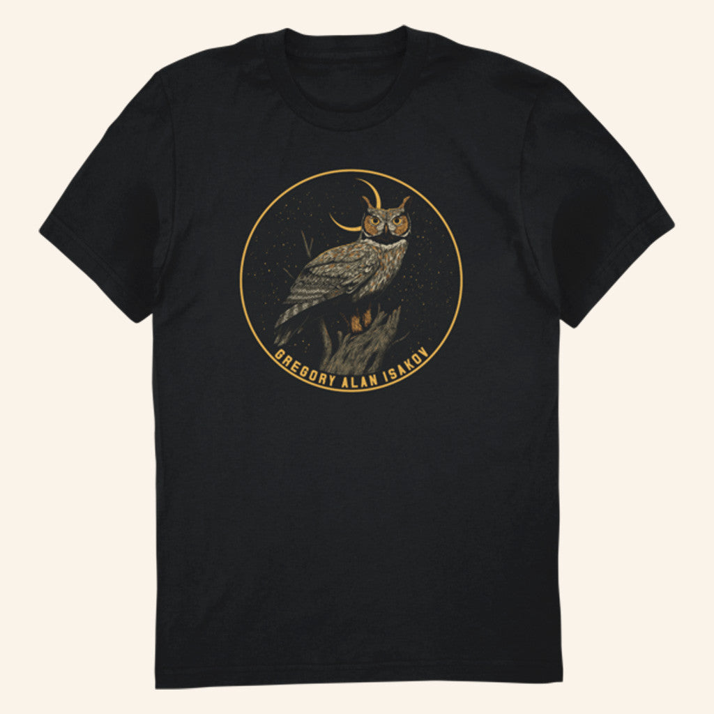Gregory Alan Isakov Merch Owl T-Shirt Present For Dad