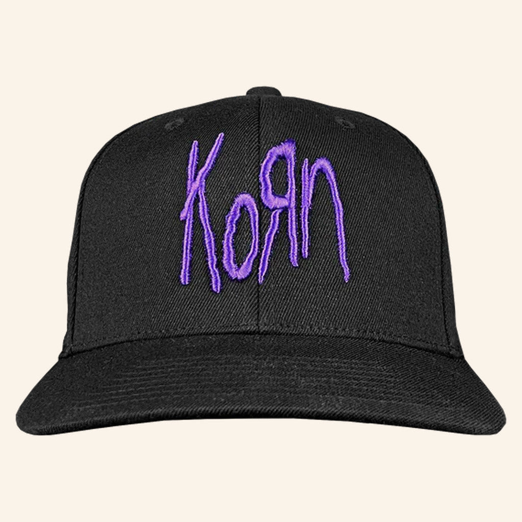 Korn Merch Purple Logo Embroidered Hat Presents For Music Lovers