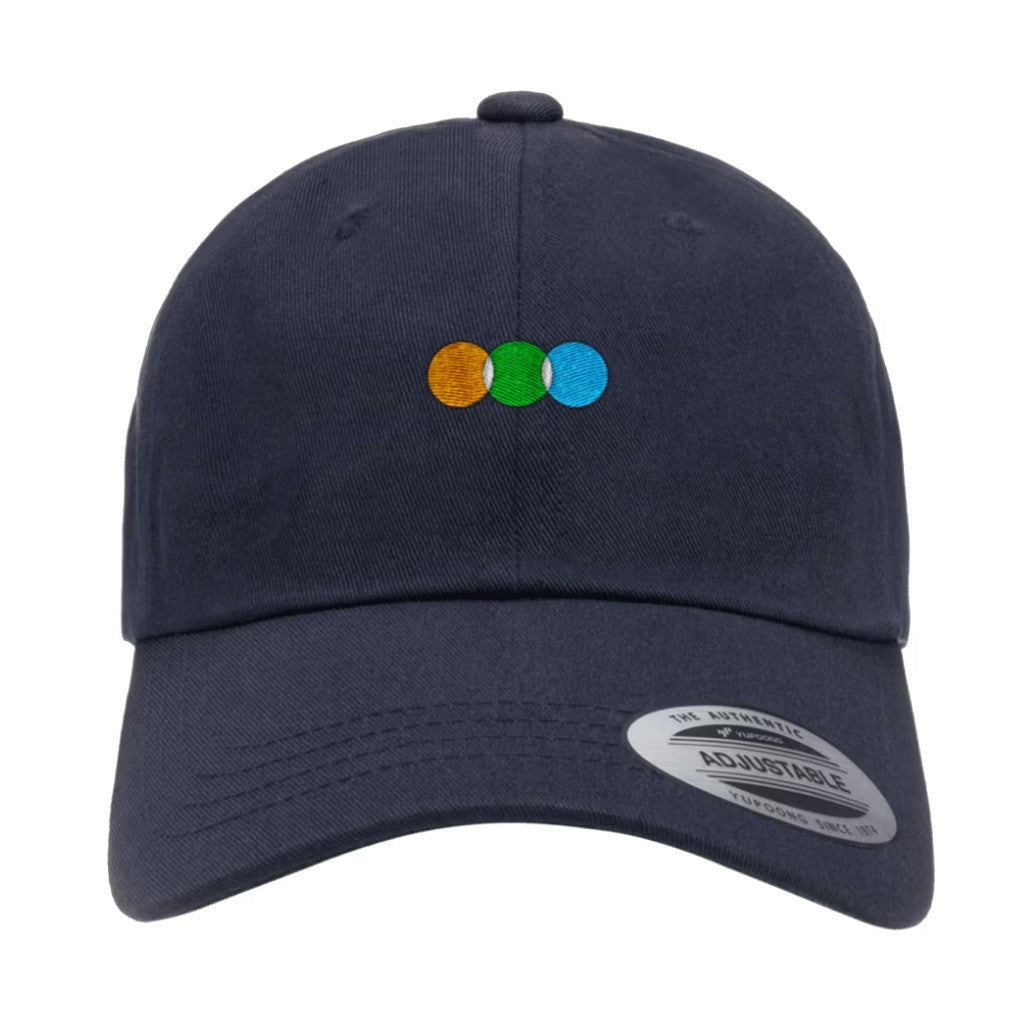Letterboxd Merch Dots Logo Embroidered Navy Hat Gifts For Best Friends