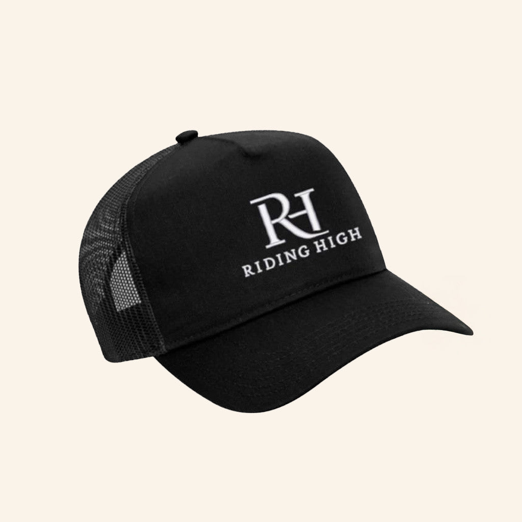 Riding High Ministries Merch Riding High Trucker Hat Embroidered Gifts For Him