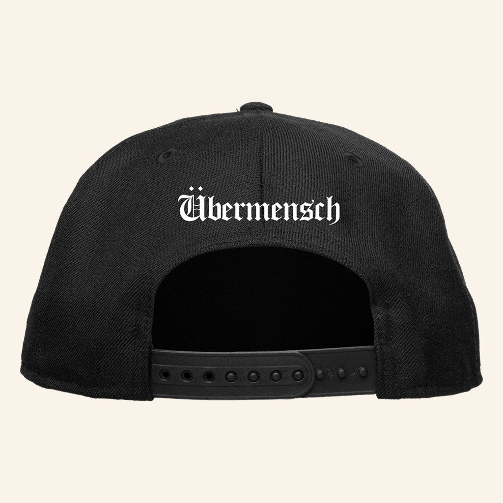 G Dragon Merch Ubermensch Structured Snapback Hat Black Gifts For Dad