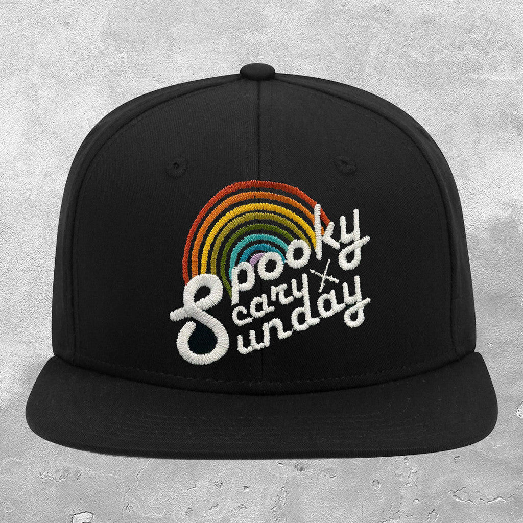 Coryxkenshin Merch Spooky Scary Sunday Snapback Hat Embroidered Gifts For Him