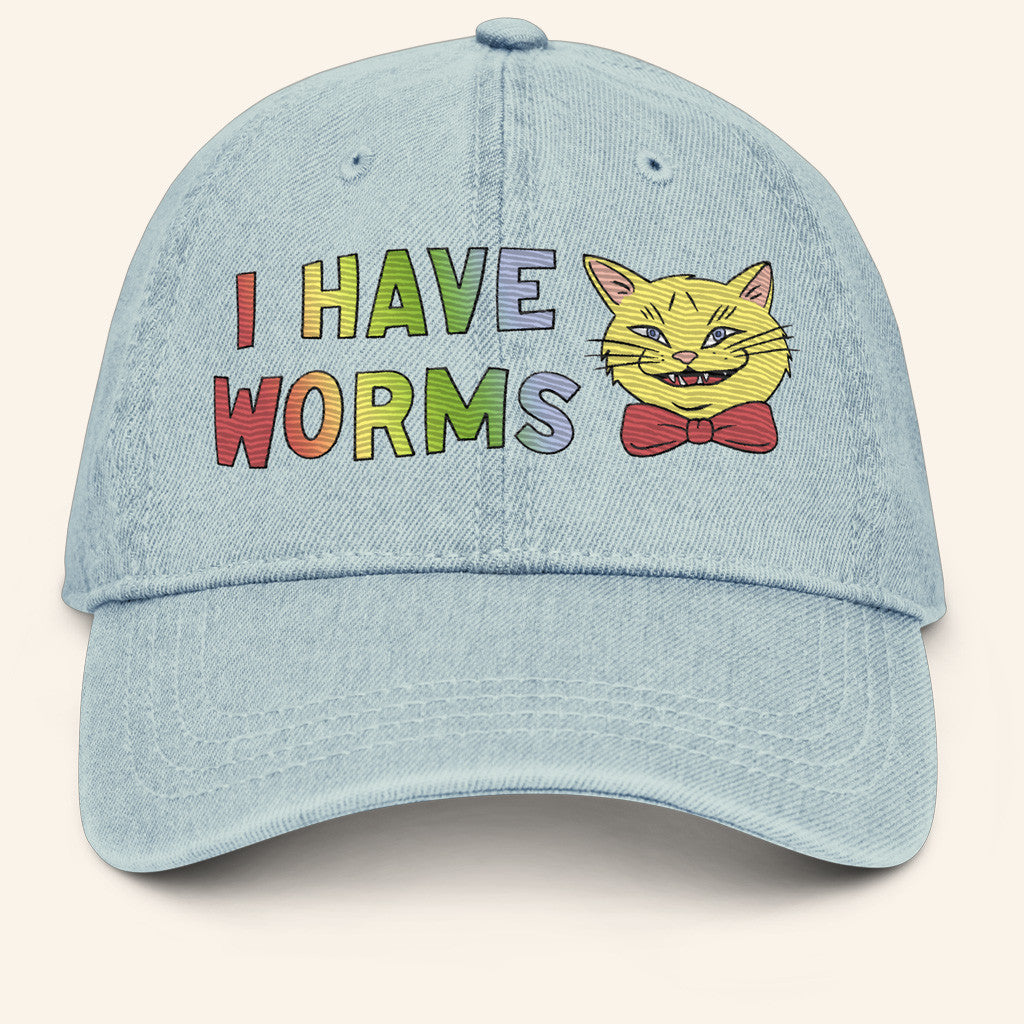Webworm Merch I Have Worms Hat Gifts For Girlfriend
