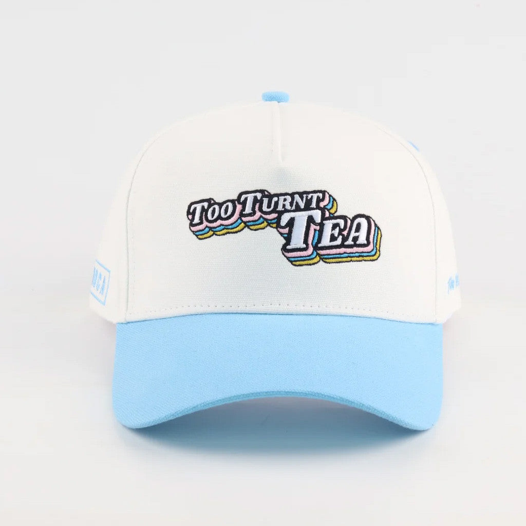 Too Turnt Tony Merch Too Turnt Tea Hat Embroidered Gift Ideas For Her