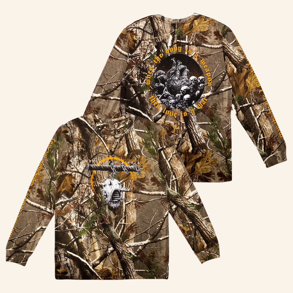 The Acacia Strain Merch Love Is A War Long Sleeve Shirt Gifts For Father