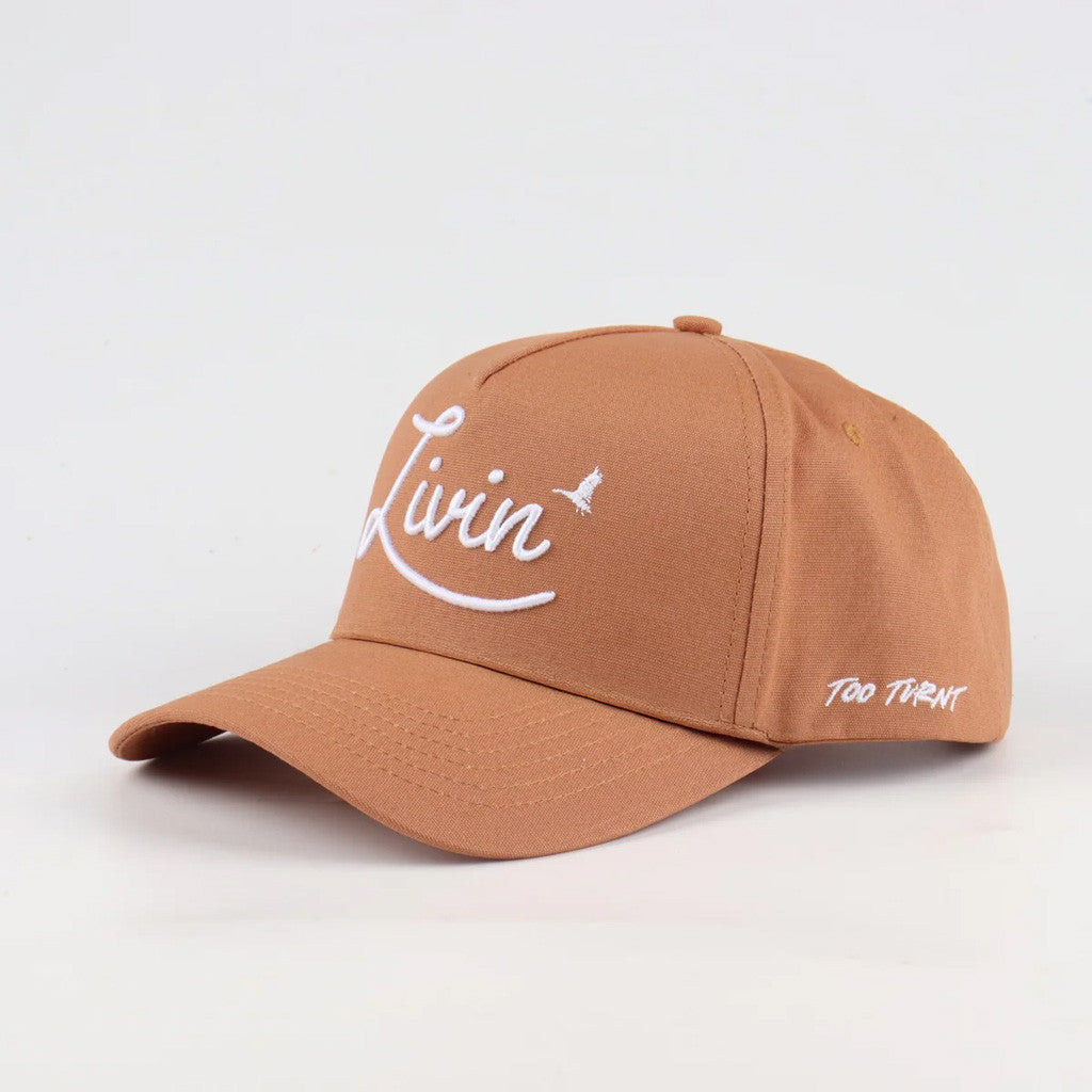 Too Turnt Tony Merch Livin Hat Embroidered Unique Gifts For Husband