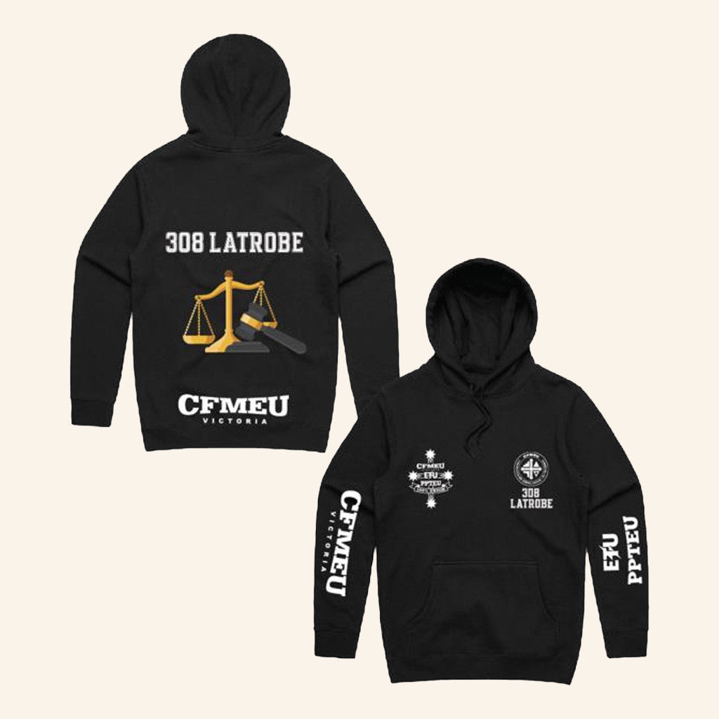 CFMEU Merch 308 Latrobe Jobsite Hoodie Best Gifts For Father