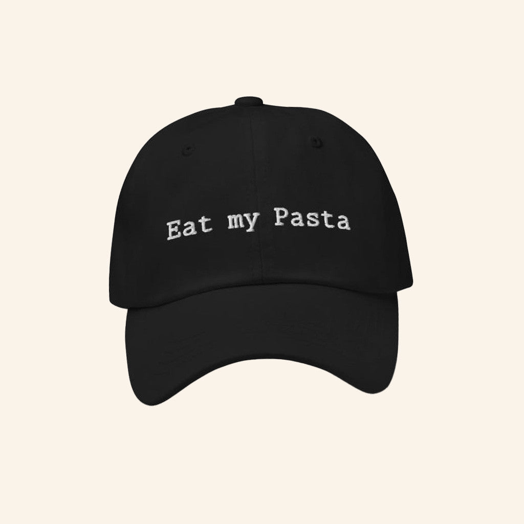 Drag Me Up Merch Eat My Pasta Hat Embroidered Gifts For Dad