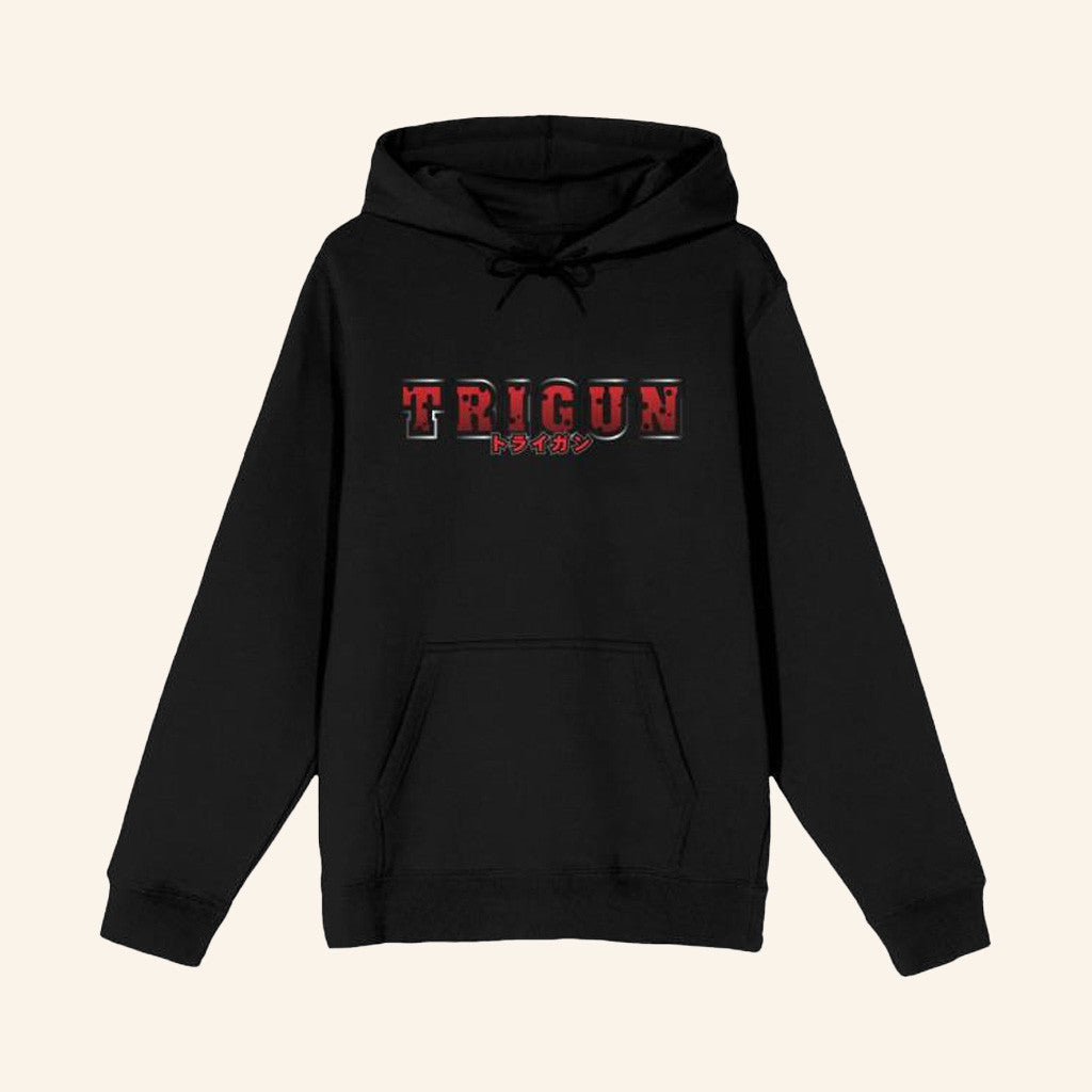 Bioworld Merch Trigun Kanji Logo Hoodie Best Gifts For Husband