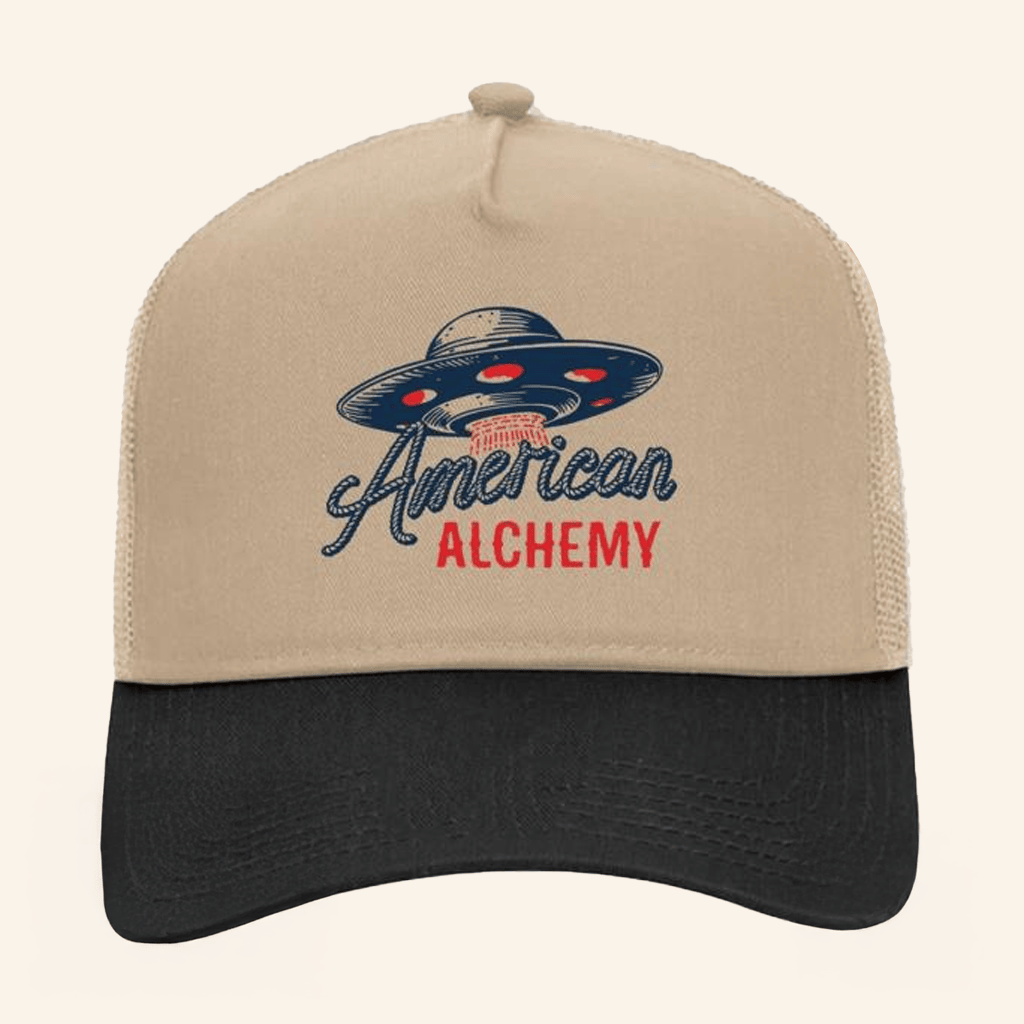 American Alchemy Merch UFO Trucker Hat Gifts For Husband