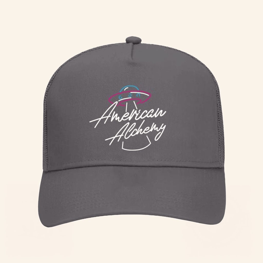 American Alchemy Merch American Alchemy Trucker Hat Gifts For Husband