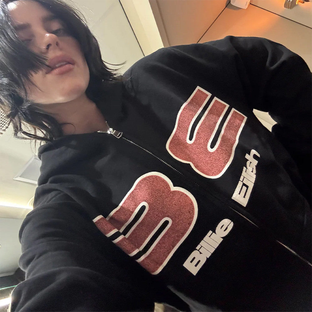 Billie Eilish Merch Hit Me Hard And Soft Tour 2025 Zip Hoodie Did I Break Your Heart Hoodie