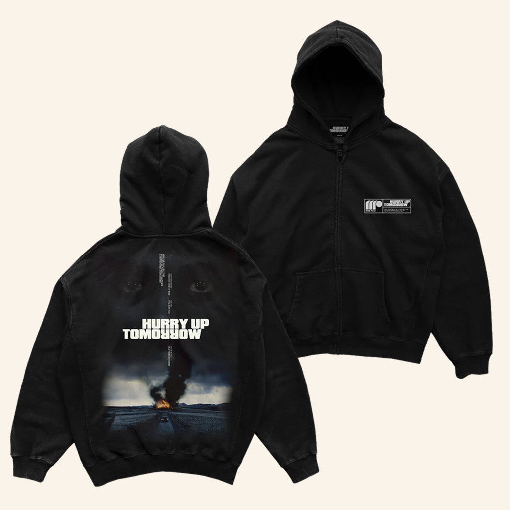 The Weeknd Concert Merch Red Terror Zip Hoodie Hurry Up Tomorrow Tour Merch 2025 Fan Gifts