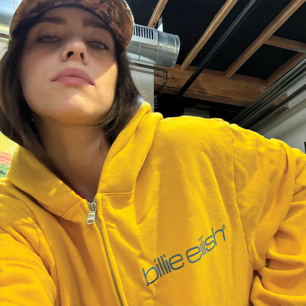 Billie Eilish Merch Hit Me Hard And Soft Tour 2025 BE Zip Hoodie Gifts For Girlfriend