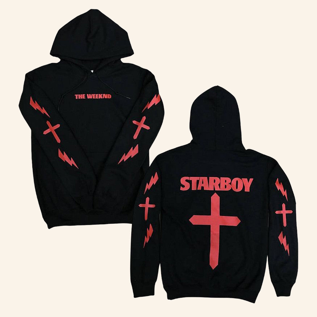 The Weeknd Merch Starboy Hoodie Gifts For Music Enthusiasts