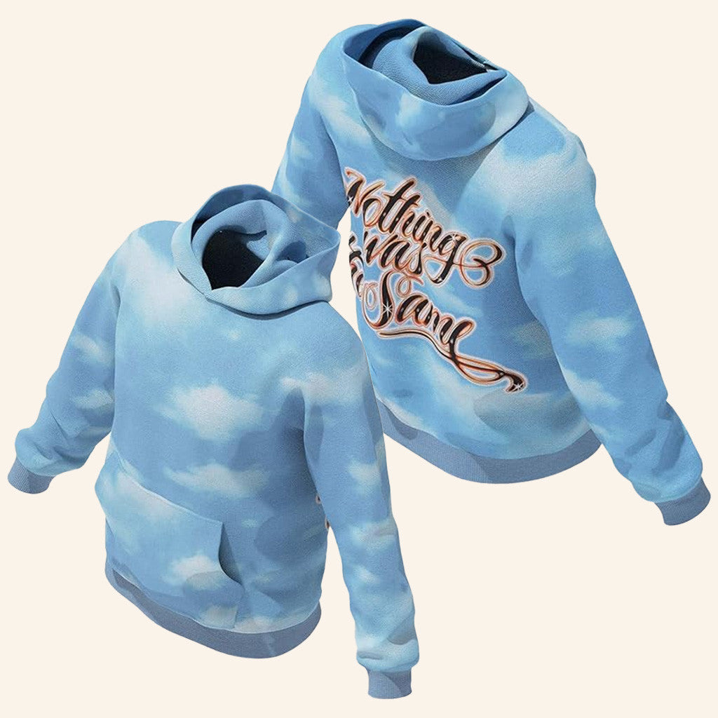 Drake Merch Cloud Print Hoodie Gift Ideas For Husband