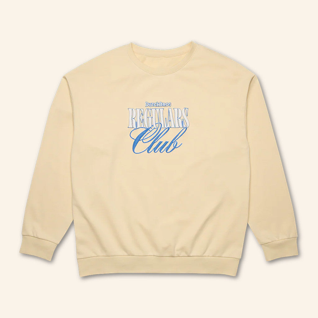 Dutch Bros Merch Regulars Club Crewneck Sweatshirt Best Gifts For Him