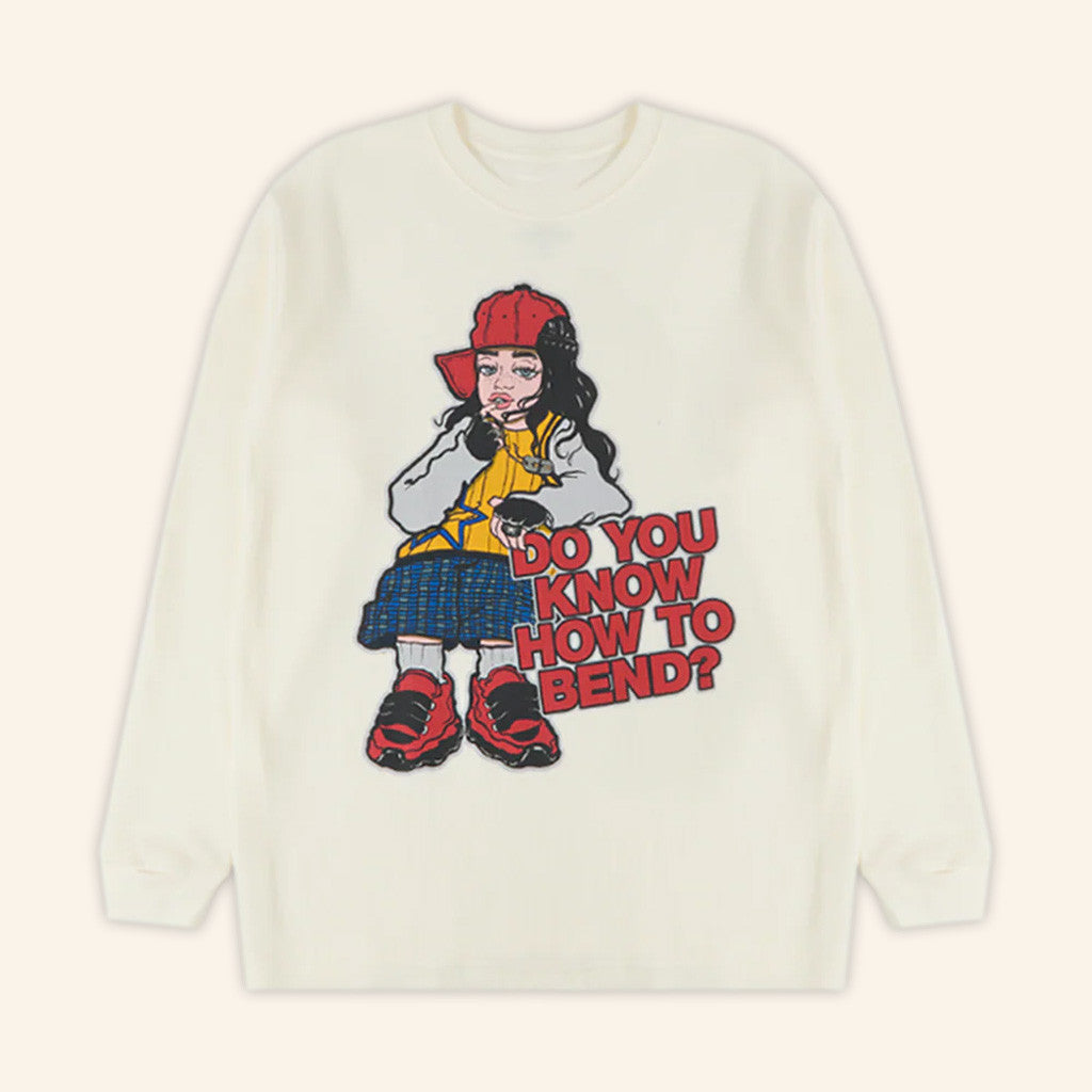 Billie Eilish Merch Hit Me Hard And Soft Tour 2025 Do You Know How To Bend Thermal Long Sleeve