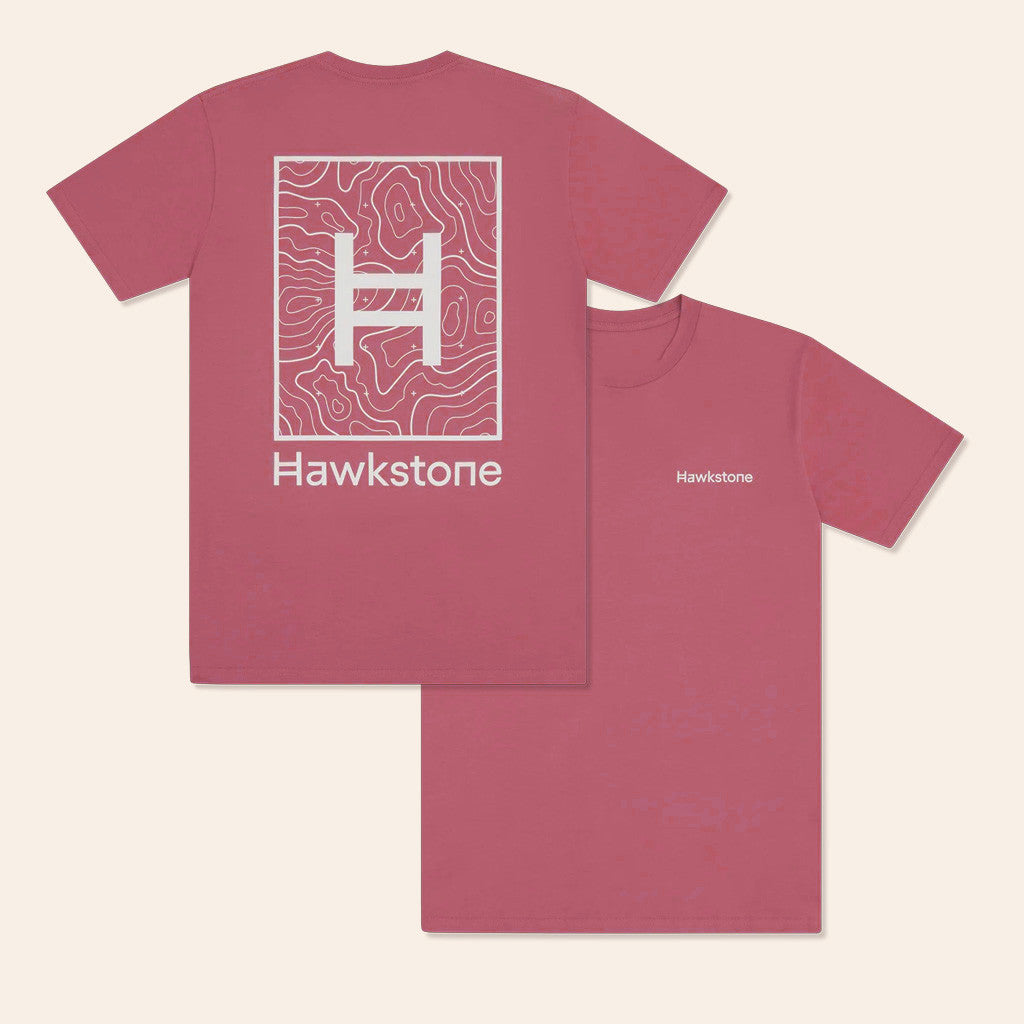 Hawkstone Merch Hawkstone Topographic T-Shirt Gifts For Him Her