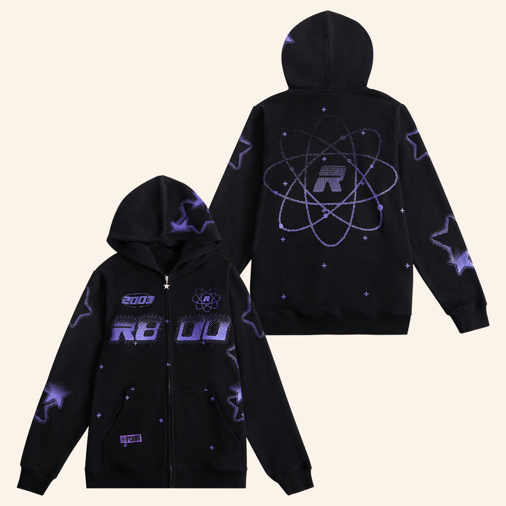 Ranboo Merch Ranboo Star Zip Hoodie Best Gifts For Boyfriend