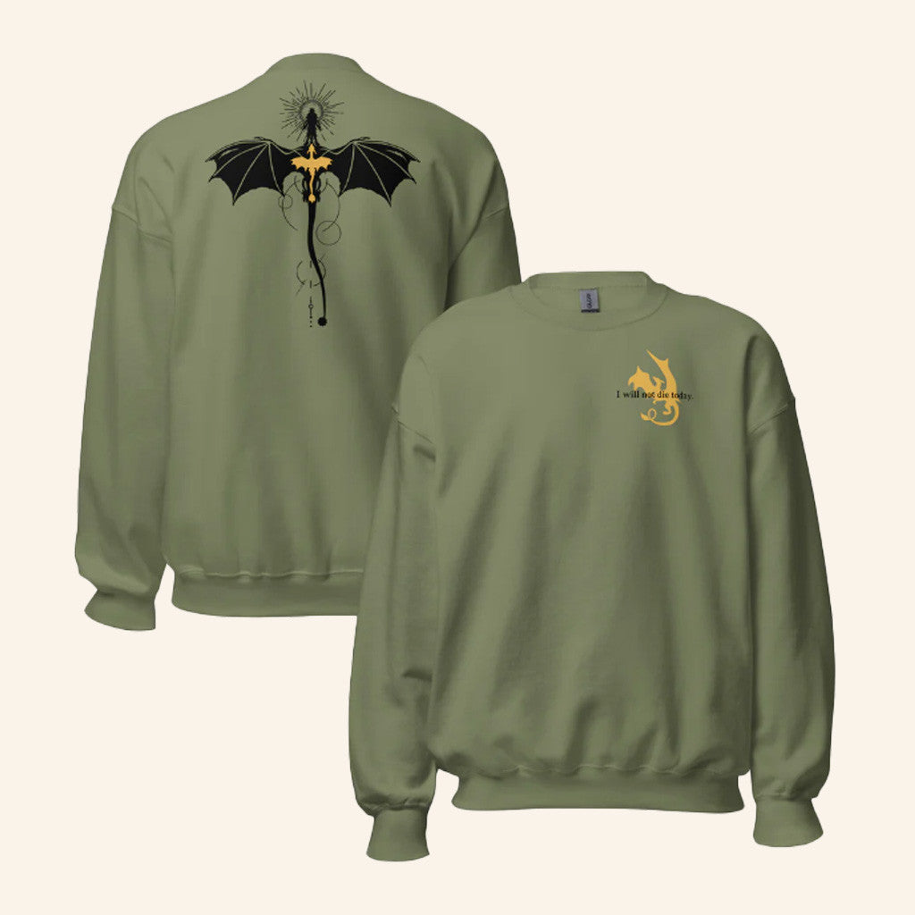 Fourth Wing Merch Violet Sorrengail Dragon Relic Sweatshirt Best Gifts For Boyfriend