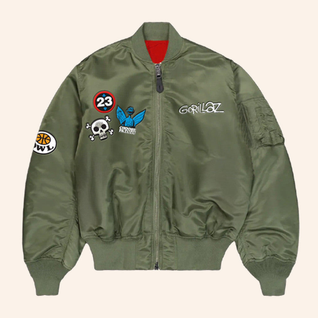 Gorillaz Merch 25 HOK Gorillaz Bomber Jacket Birthday Gift Ideas For Friends