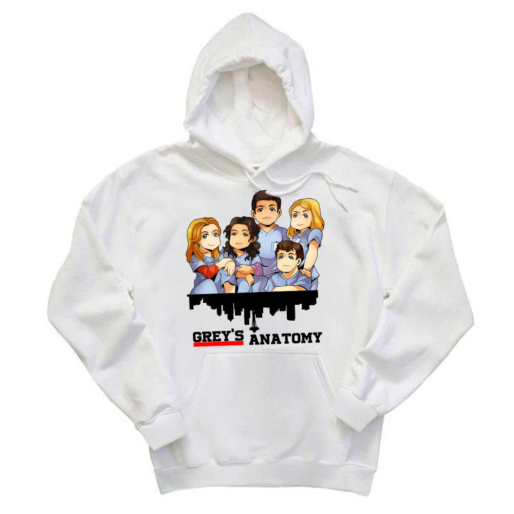 Greys Anatomy Hoodie Cute Graphic Chibi Hoodie Gift For Mens Womens