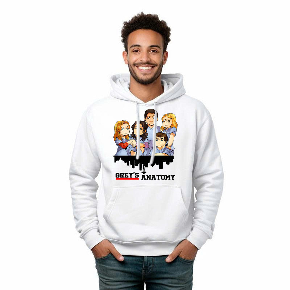 Greys Anatomy Hoodie Cute Graphic Chibi Hoodie Gift For Mens Womens