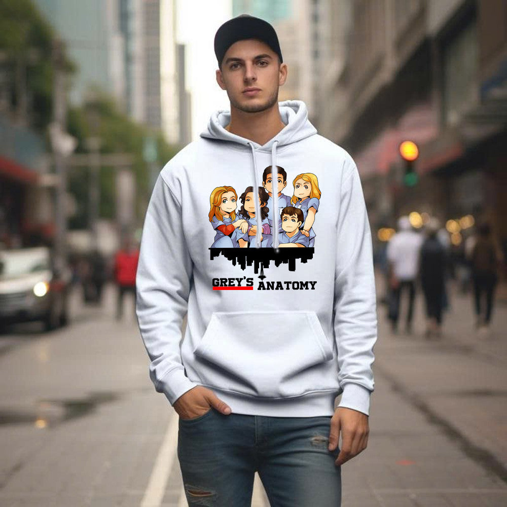 Greys Anatomy Hoodie Cute Graphic Chibi Hoodie Gift For Mens Womens
