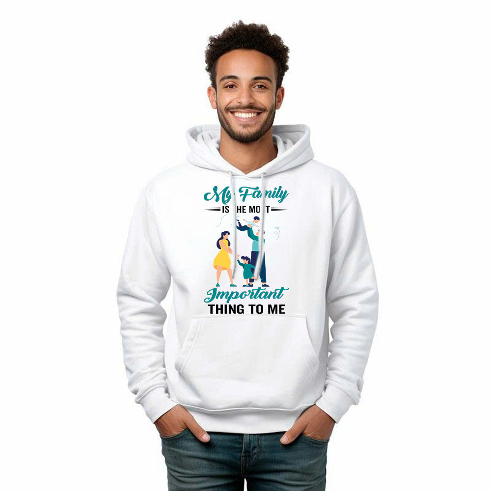 My Family Is The Most Important Thing To Me Shirt Cool Hoodie Quotes Matching Family Gift