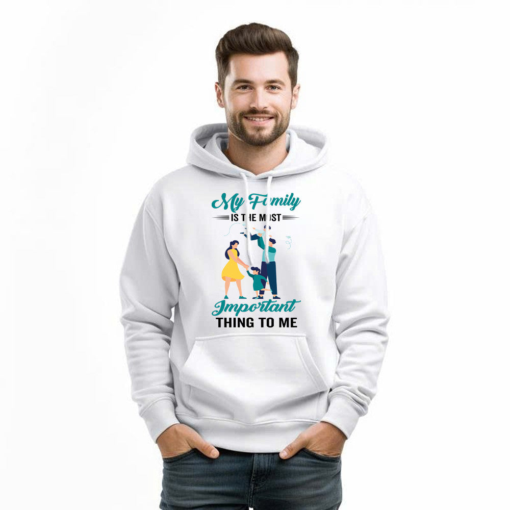 My Family Is The Most Important Thing To Me Shirt Cool Hoodie Quotes Matching Family Gift