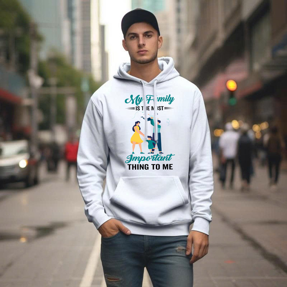 My Family Is The Most Important Thing To Me Shirt Cool Hoodie Quotes Matching Family Gift