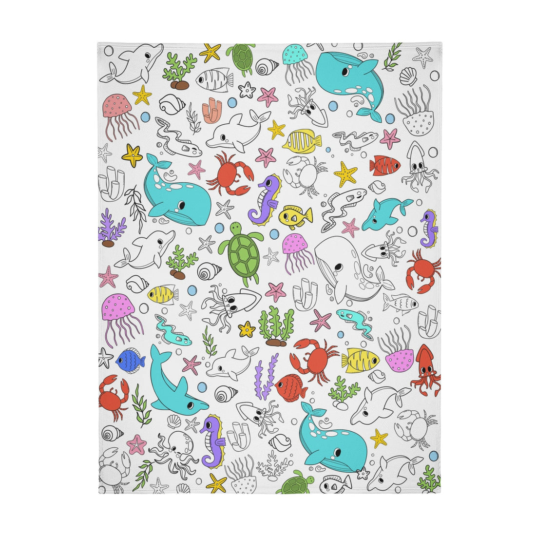 Ocean Coloring Blanket??- Gift for Kids