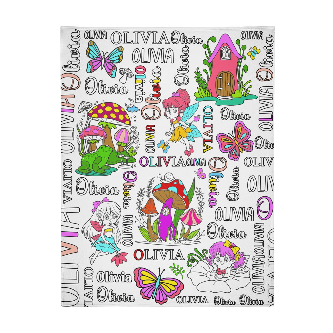 Personalized Magic Fairy Doodle Blankets??- Gift for Kids