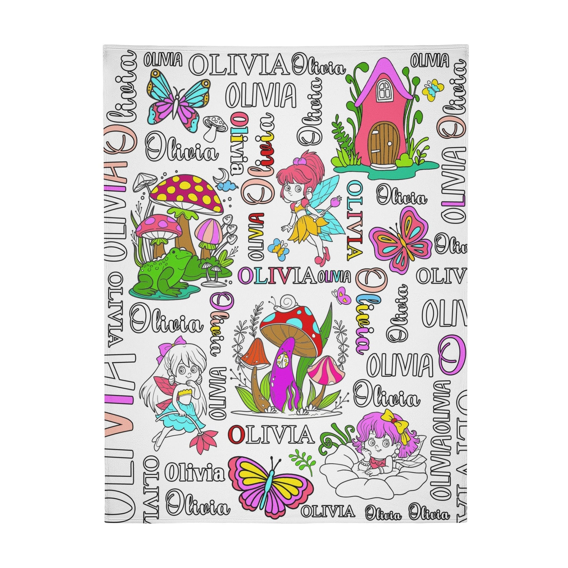 Personalized Magic Fairy Doodle Blankets??- Gift for Kids