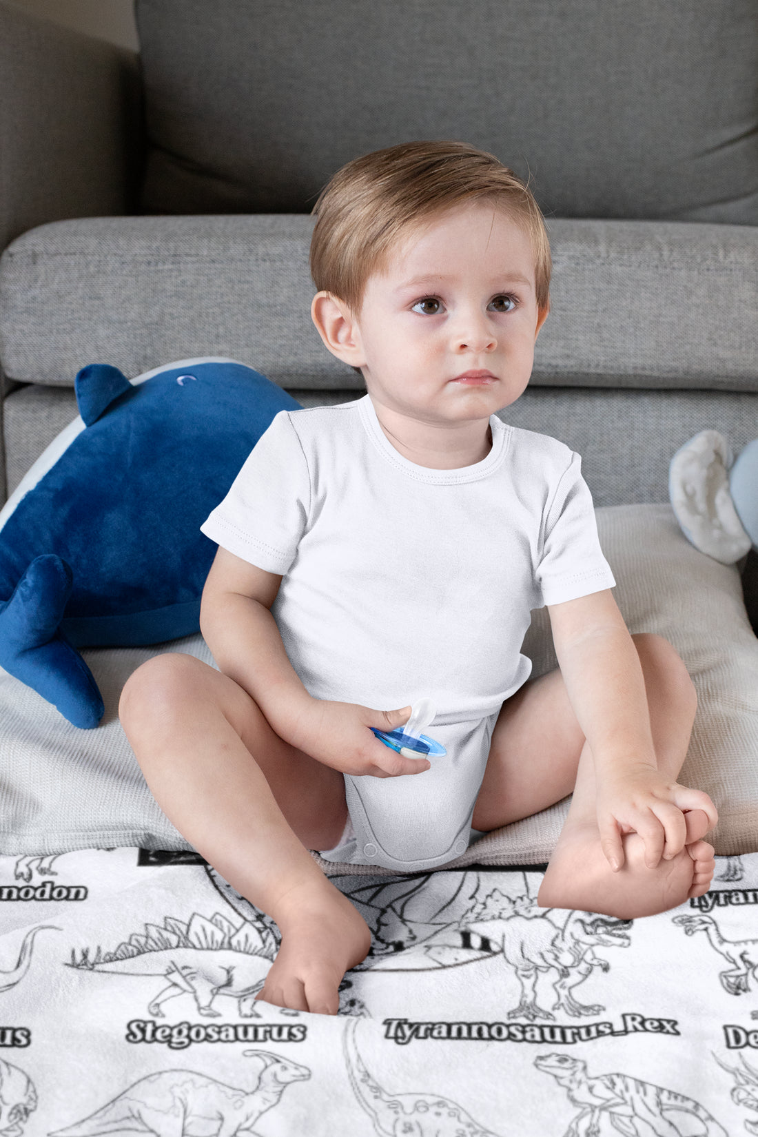 Personalized Custom Dinosaur Coloring Blanket??- Gift For Kids