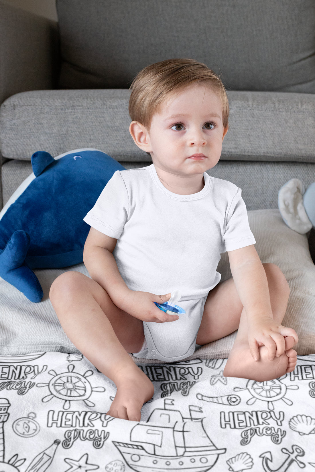 Personalized Nautical Coloring Blankets??- Gift for Kids