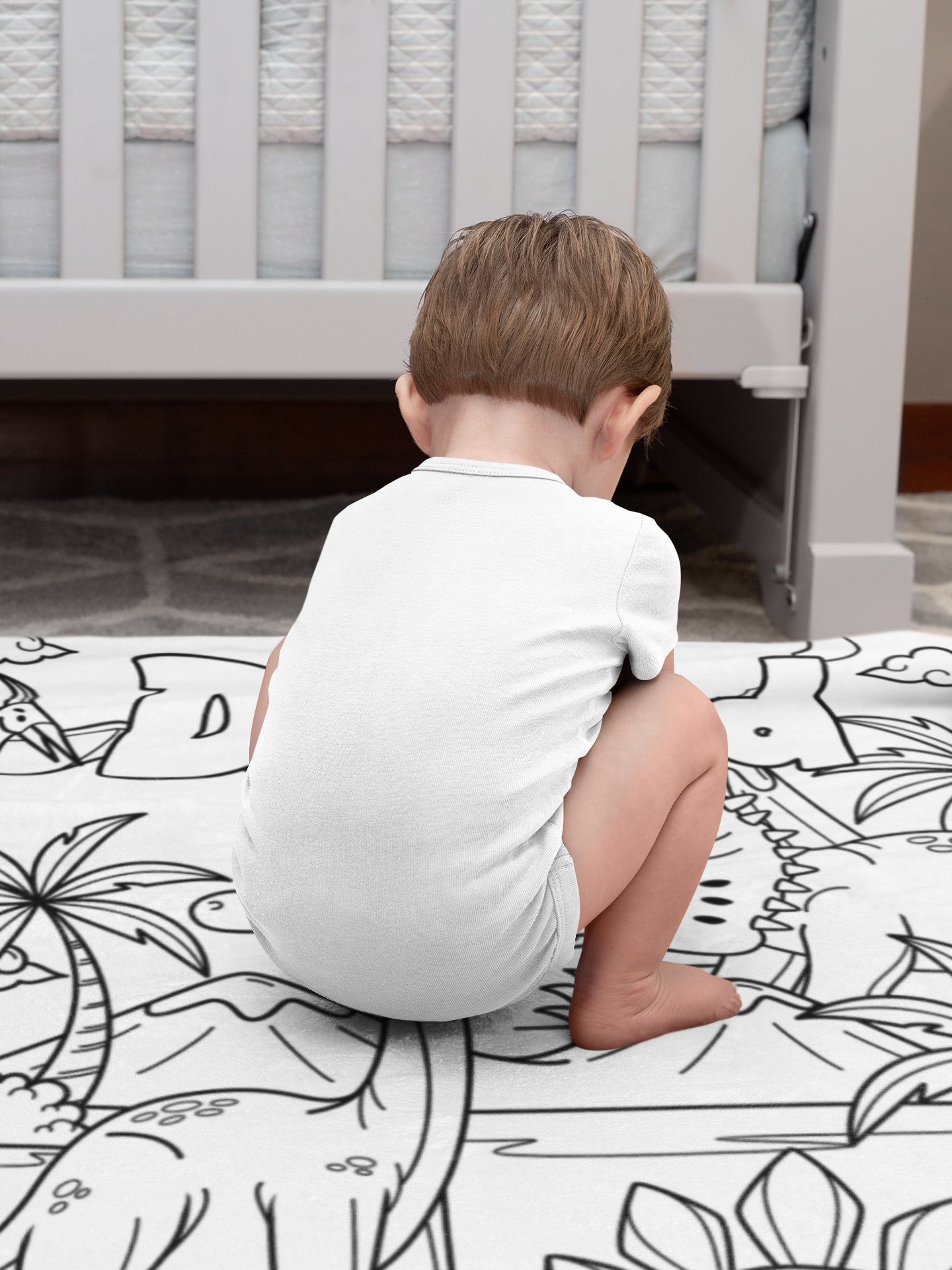 Personalized Cute Dinosaurs Doodle Blankets??- Gift for Kids