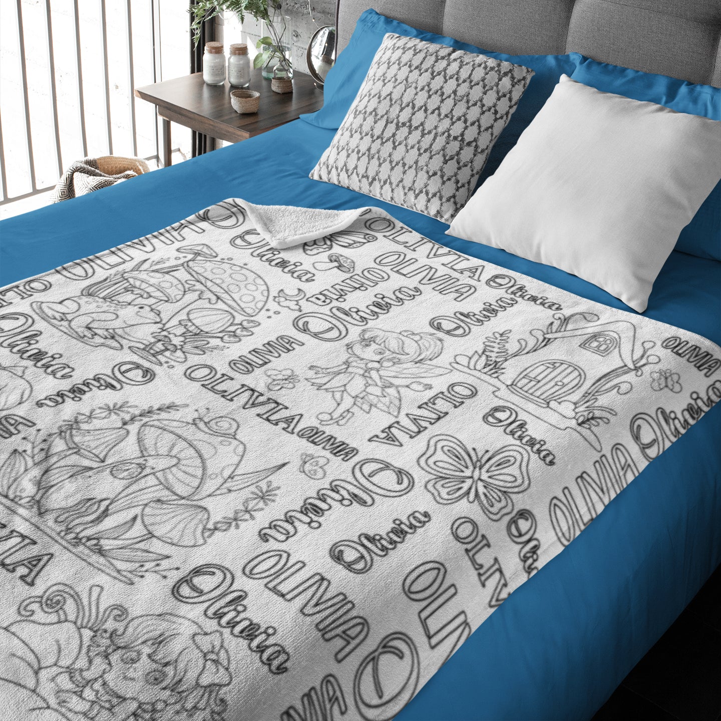 Personalized Magic Fairy Doodle Blankets??- Gift for Kids