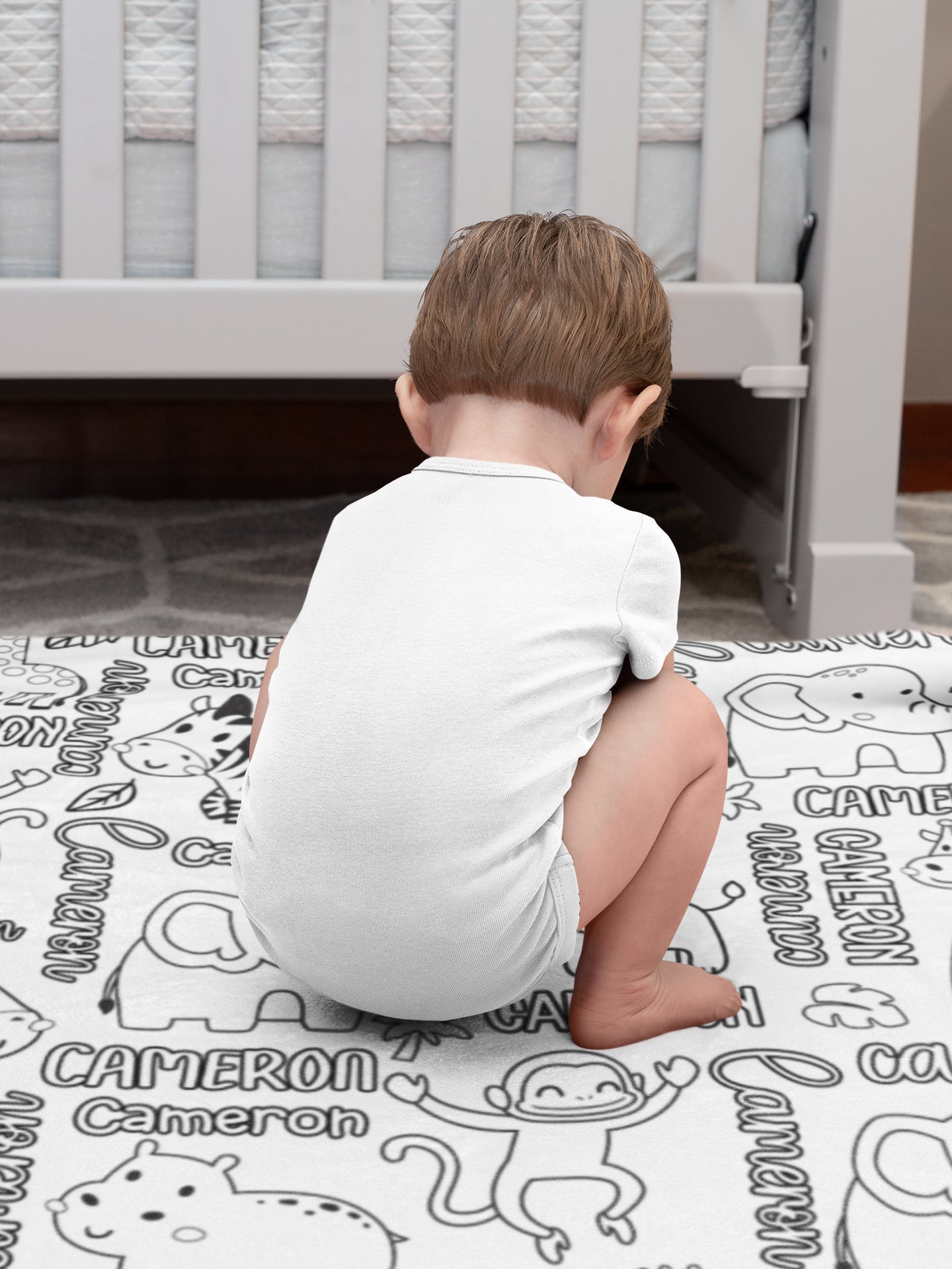 Personalized Cute Animal Doodle Blankets??- Gift for Kids