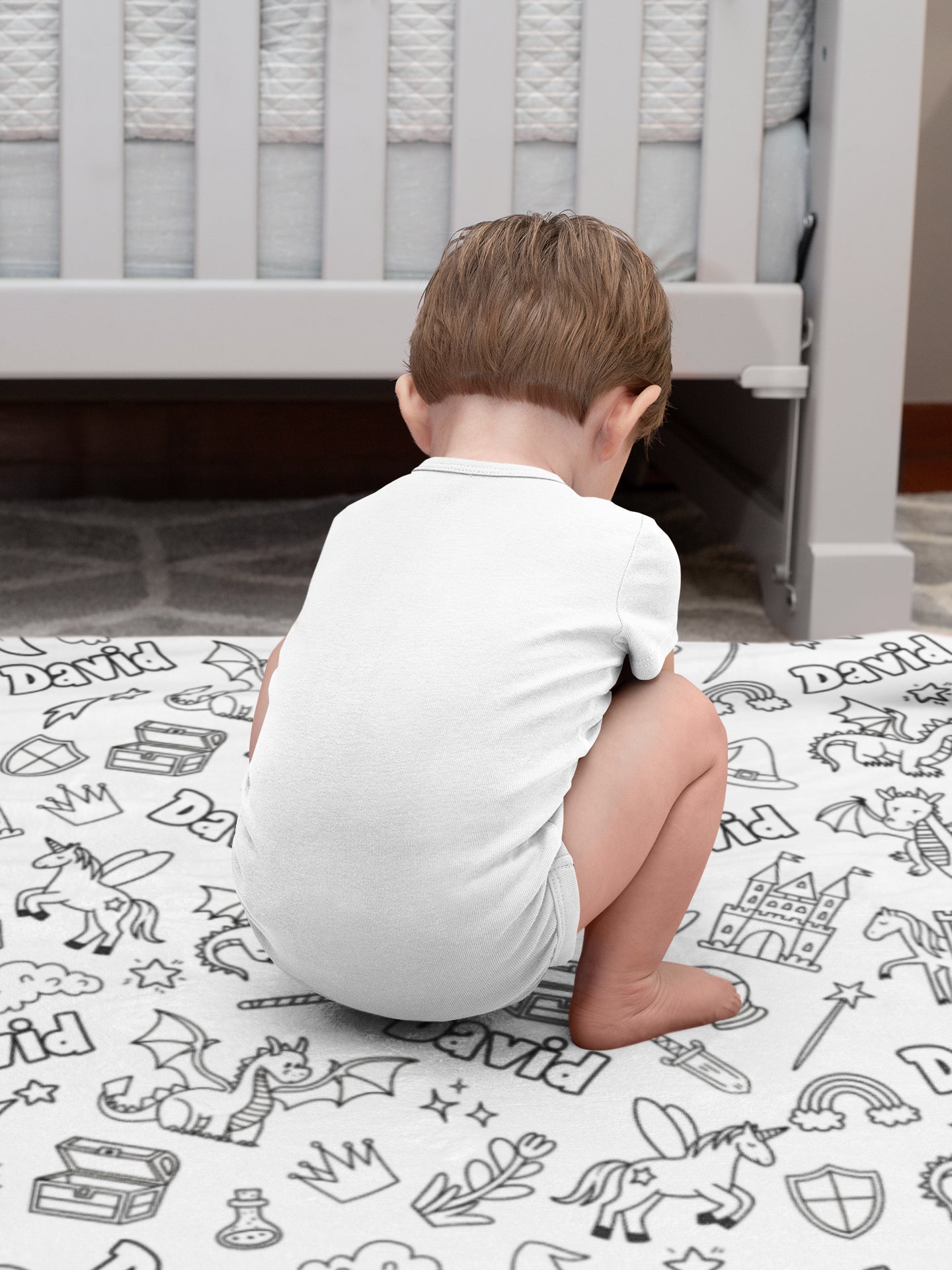 Personalized Magic Princess Doodle Blankets??- Gift for Kids