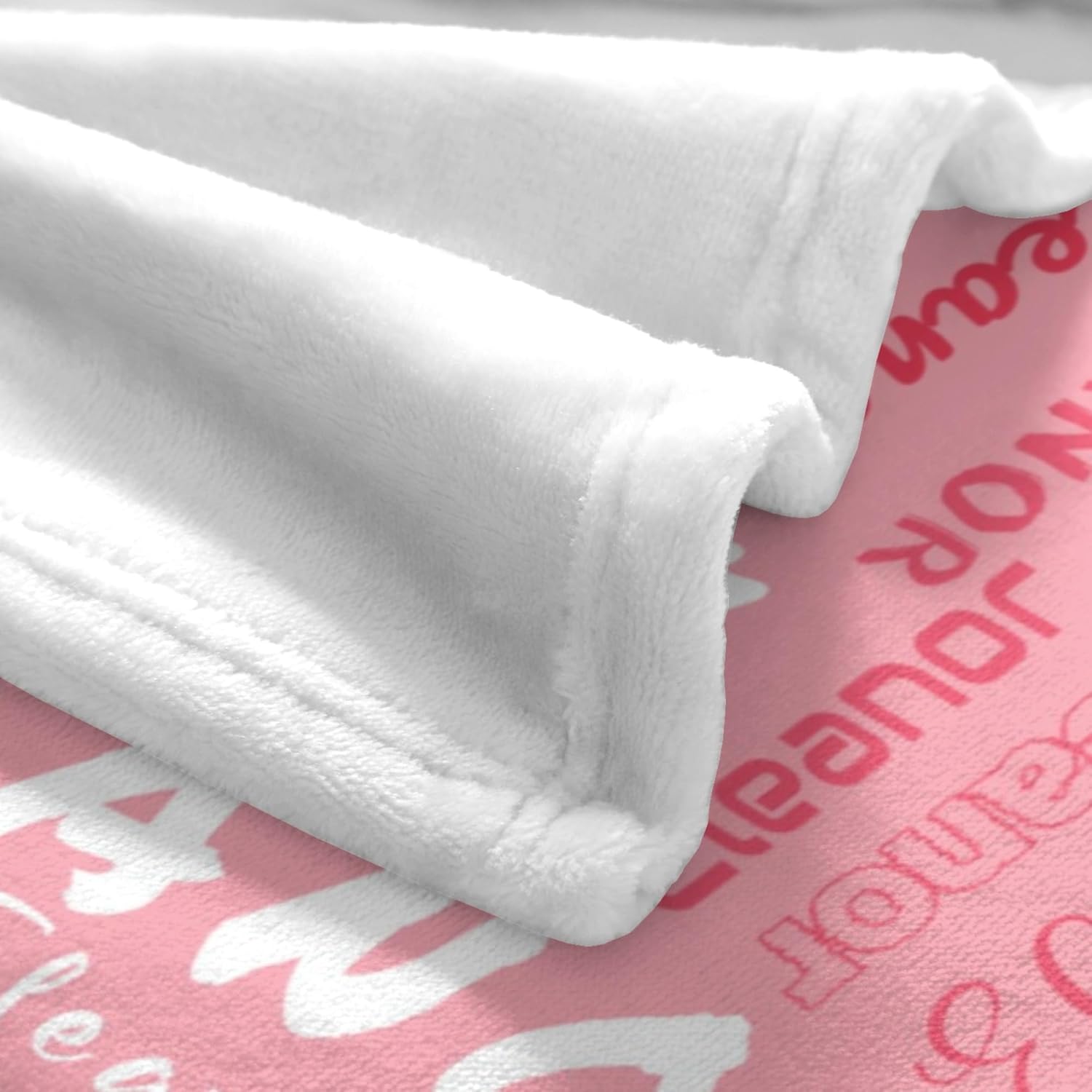 Personalized Blankets, Customized Blanket with Name for Adults and Kids, Custom Baby Blanket Fleece Throw for Baby Girls and Boys