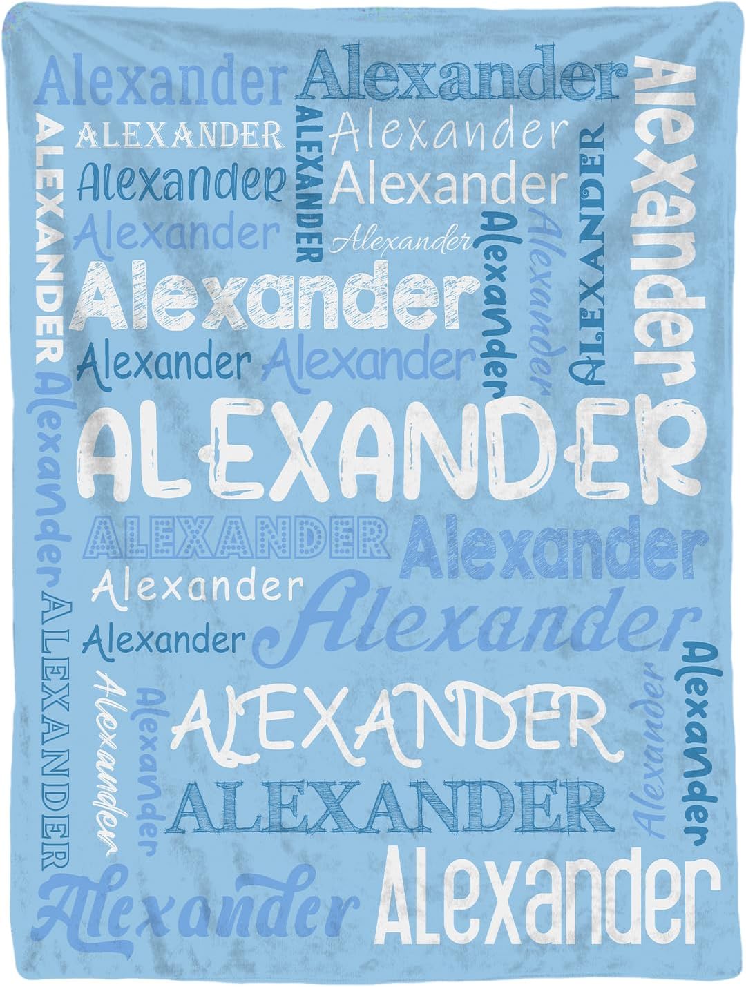 Personalized Baby Blanket,Custom Baby Blanket with Name,Customized Baby Name Blanket,Baby Blankets for Boys or Girl