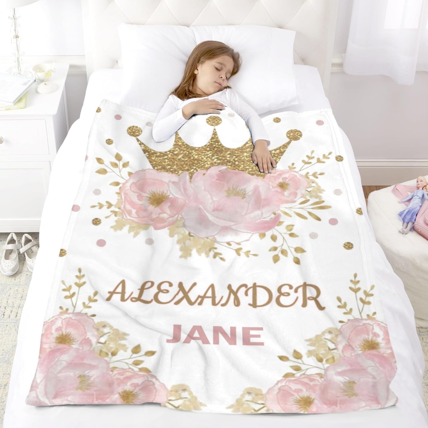 Personalized Baby Blanket Super Soft Blanket, Personalized Baby Blanket with Name Custom Baby Blanket Personalized Baby Gifts, Gift for Baby